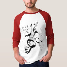 Cool Retro Saxophonist Custom Name
