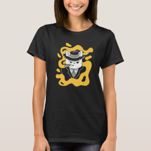 Cool Retro Style Gangster Mob Boss Cat Cigar Busin T-Shirt