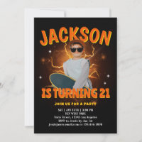 Cool Retro Teen Photo Bootleg Rap Birthday Party