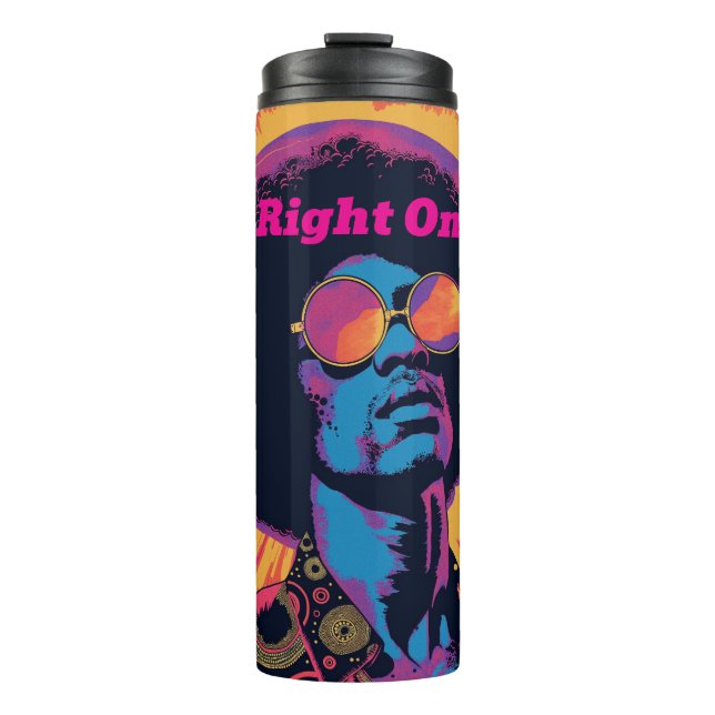 Cool/Retro Thermal Tumbler (Front)