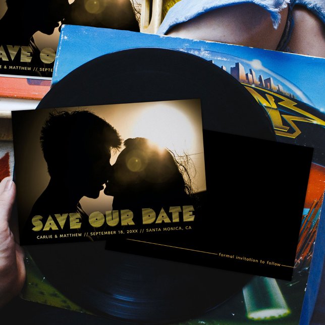Cool Retro Type Save the Date (Creator Uploaded)