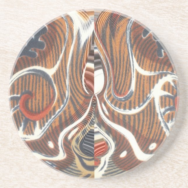 Cool Retro Vintage Aztec Hakuna Matata Colours Coaster (Front)