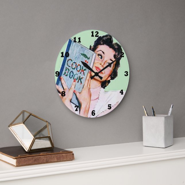 Cool retro vintage kitchen  large clock (Office)
