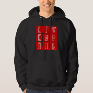 Cool Retro Vintage Look Liverpool Hoodie