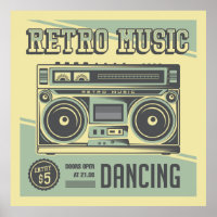 cool retro vintage music store