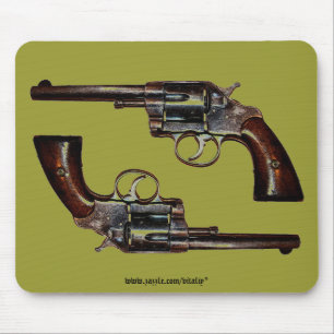 Cool revolver mousepad