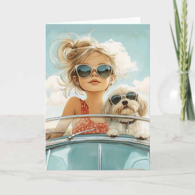 Cool Ride with Best Friend Invitation (Front)