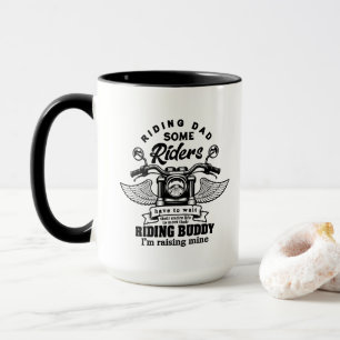 Cool riding Dad word art  Mug