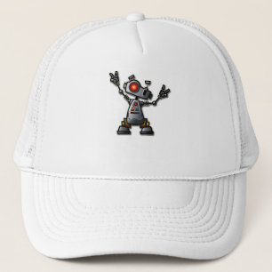 Cool Robot Trucker Hat