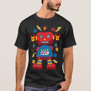 Cool Robotics Engineer Robot Kids T-Shirt