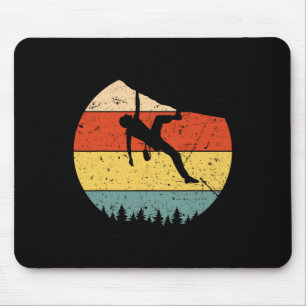 Cool Rock Climbing For Men Women Mountain Climber  Mouse Pad