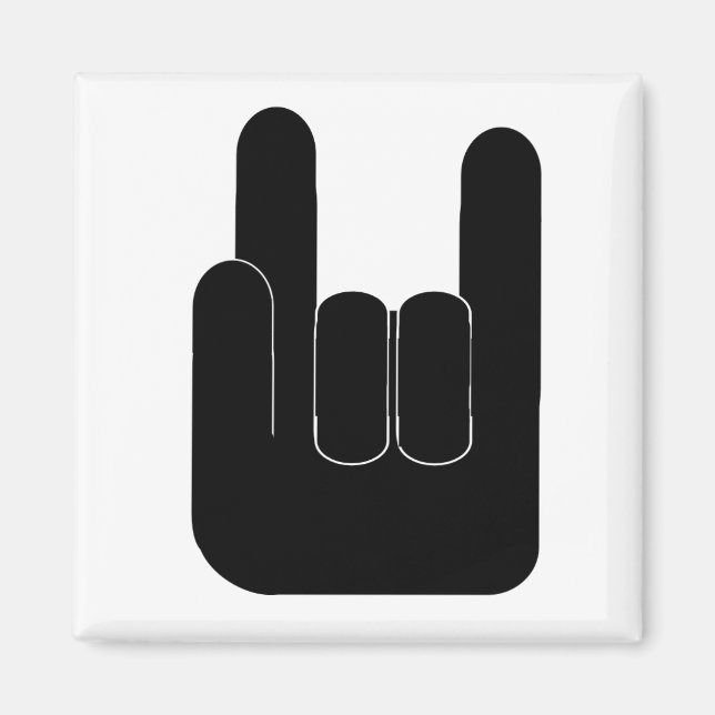 Cool Rock Design Magnet (Front)