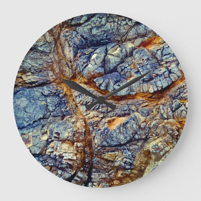 COOL Rock Look Large Clock (Front)