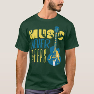 Cool Rock & Roll Guitar Player, Beautiful Music Lo T-Shirt