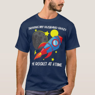 Cool Rocket For Women Mum Kids Rockets Space Ship  T-Shirt