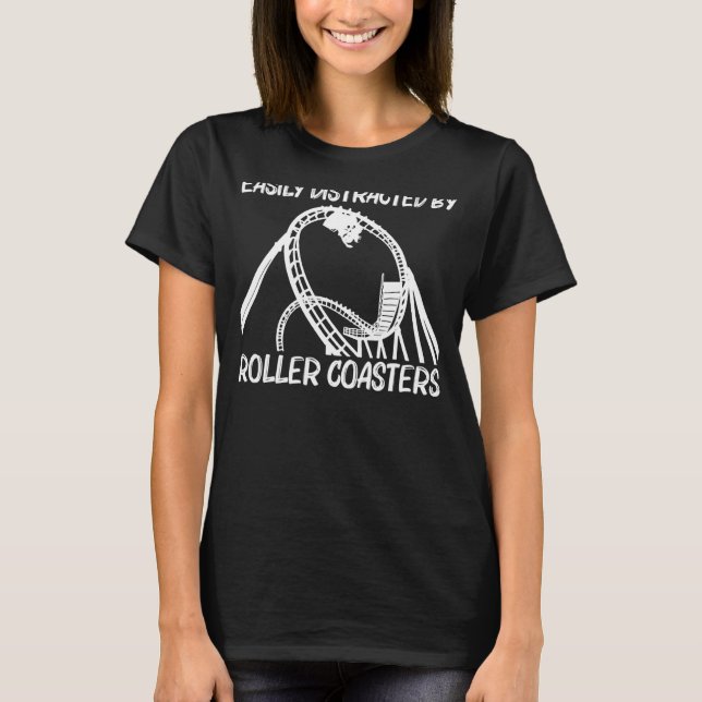 Cool Roller Coaster For Men Women Roller Coaster   T-Shirt (Front)