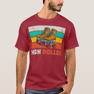 Cool Roller Disco Retro Party 70s and 80s High T-Shirt