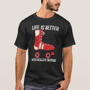 Cool Roller Skating For Men Women Recreational Spo T-Shirt