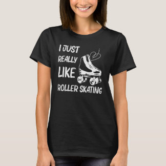 Cool Roller Skating For Men Women Retro Disco Derb T-Shirt
