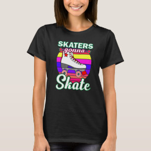 Cool Roller Skating For Men Women Roller Derby Dis T-Shirt