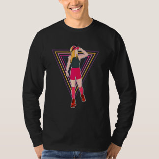 Cool Roller Skating For Women Girl Rollerskate Rol T-Shirt