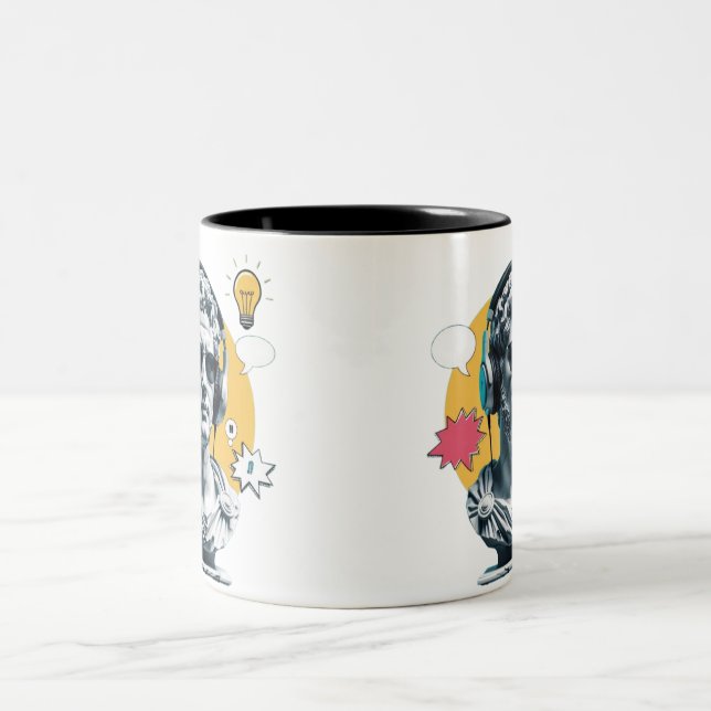 Cool Roman Statue Mug – Modern Aesthetic Gift (Center)