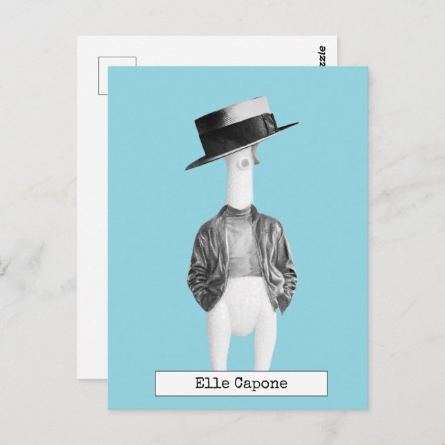 Cool Rubber Chicken Postcard (Front/Back)