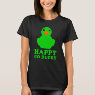 Cool Rubber Duck Lucky Ducky Quack Cute Animal Gra T-Shirt