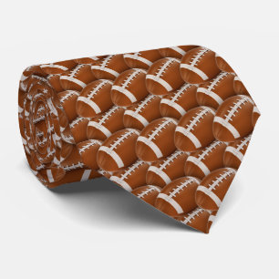 Cool Rugby American Football Pattern Tie