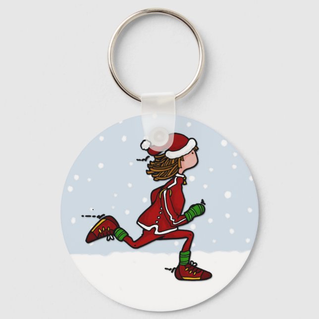 cool runnings (woman) key ring (Front)