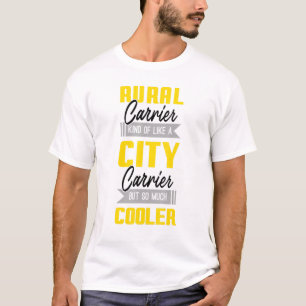 Cool Rural Mail Carrier City Post Carrier Mailman  T-Shirt