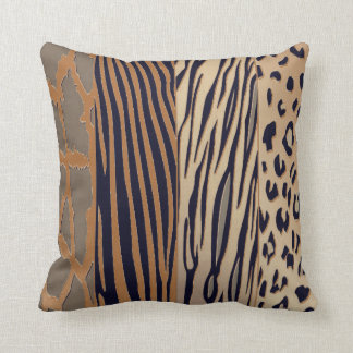 Cool Rustic Animal  Printed Zebra Stripe Pillow