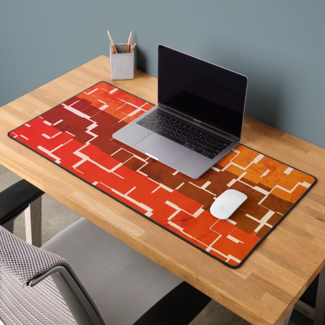Cool Rustic Autumn Colours Desk Mat (Office 2)