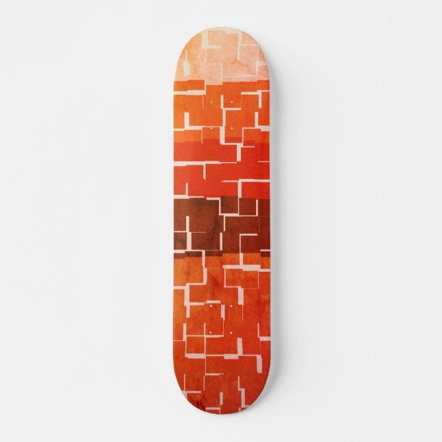 Cool Rustic Autumn Colours Skateboard (Front)