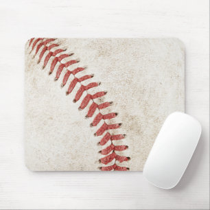 Cool rustic baseball illustration for him  mouse pad