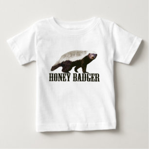 Cool Rustic Honey Badger Baby T-Shirt