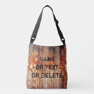 Cool Rustic Personalised Crossbody Bag for Men