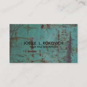 Cool Rusty Grunge Generic Business Card Template