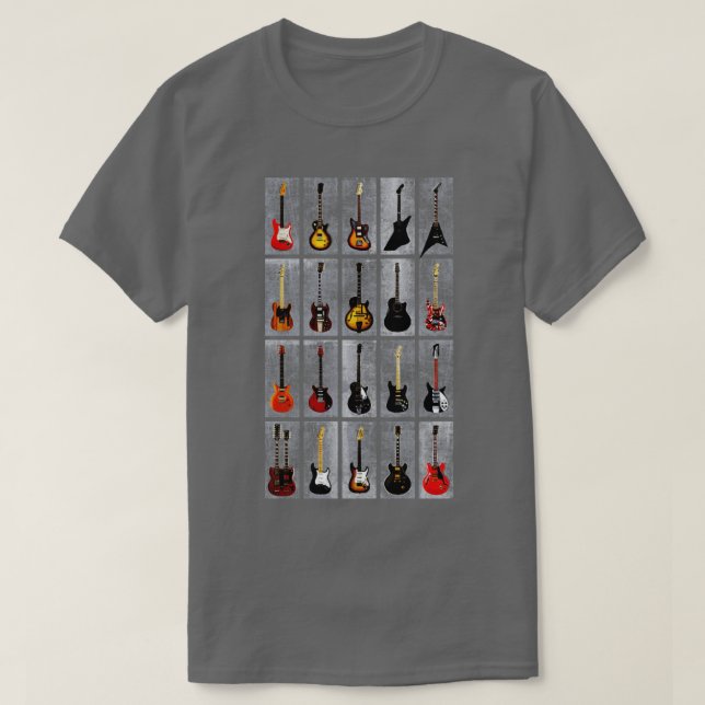 Cool s Guitar Legends Collection  T-Shirt (Design Front)