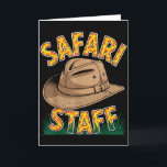 Cool Safari Costume For Men Women Kids Adult Afric Card<br><div class="desc">Cool Safari Costume For Men Women Kids Adult African Safari</div>