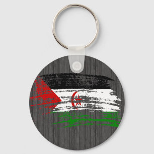 Cool Sahrawi flag design Key Ring