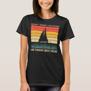 Cool Sailing For Men Women Boating Nautical Sail B T-Shirt