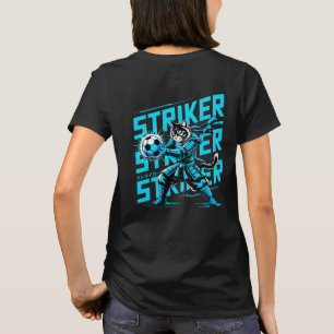  Cool Samurai Cat Soccer Striker - Gift for soccer T-Shirt