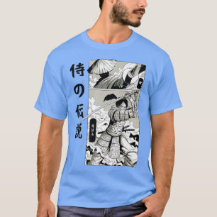 Cool Samurai Warrior Japanese Swordsman Anime Japa T-Shirt
