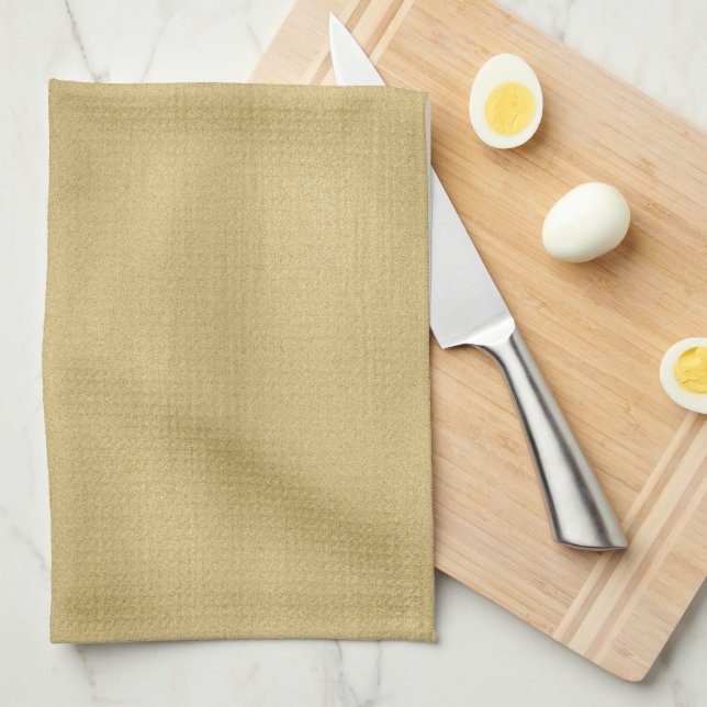 Cool Sandy Beach Look Tea Towel (Quarter Fold)