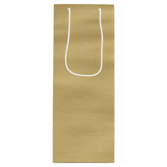 Cool Sandy Beach Look Wine Gift Bag (Front)