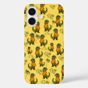 Cool Sandy Crocodile Tropical BeiPhone / iPad case