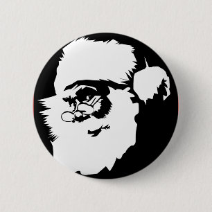 Cool Santa 6 Cm Round Badge