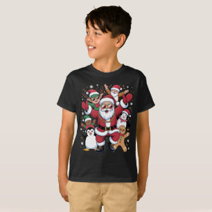 Cool Santa and Friends Christmas Party T-Shirt