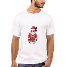 Cool Santa Christmas T-Shirt Design